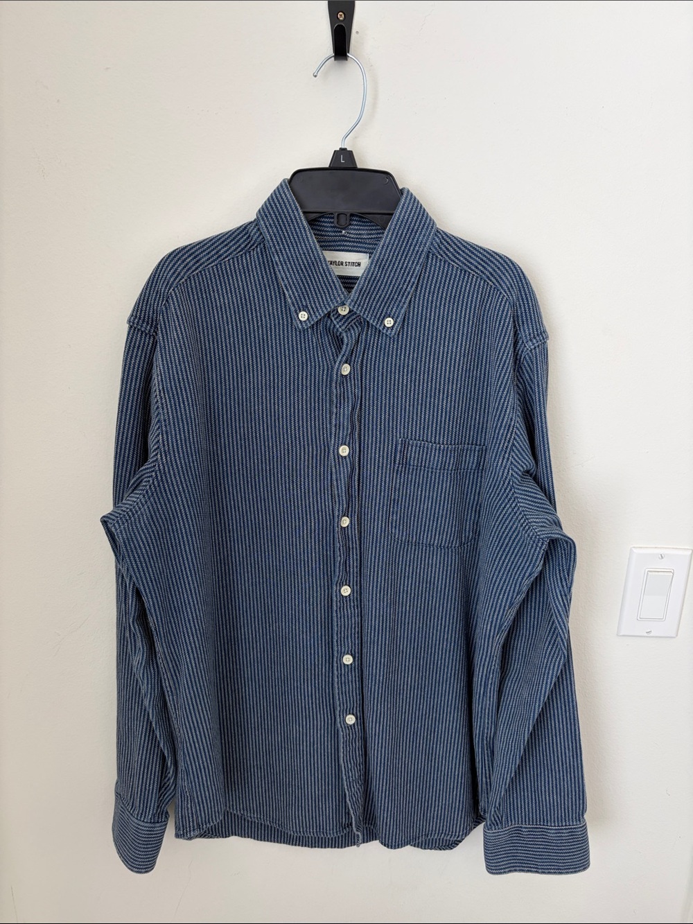 Taylor Stitch Jack Shirt (Size M, Roped Indigo)